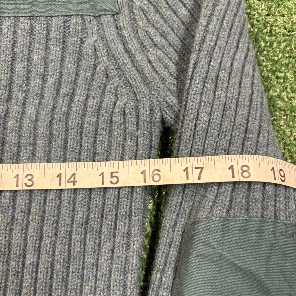 Vintage L.L. Bean Full Zip Merino Wool Sweater